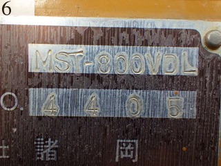 中古建設機械 中古 諸岡 MOROOKA 林業機械 フォワーダ・クローラ キャリア MST-800VDL